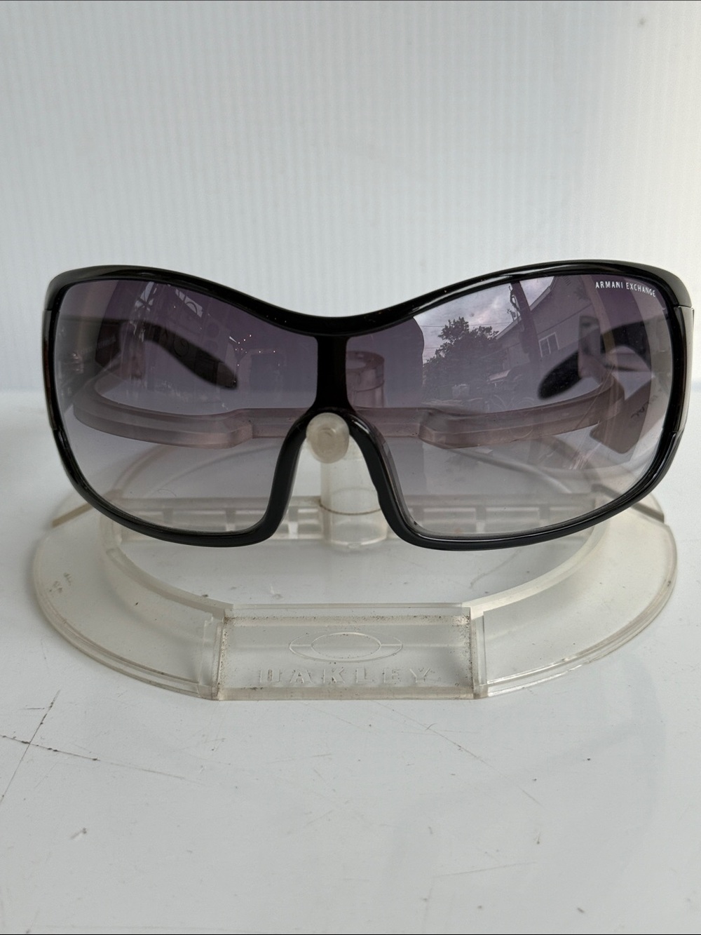 NEW ARMANI EXCHANGE AX050/S Black Sunglasses NEW WITHOUT TAGS - Picture 2 of 9